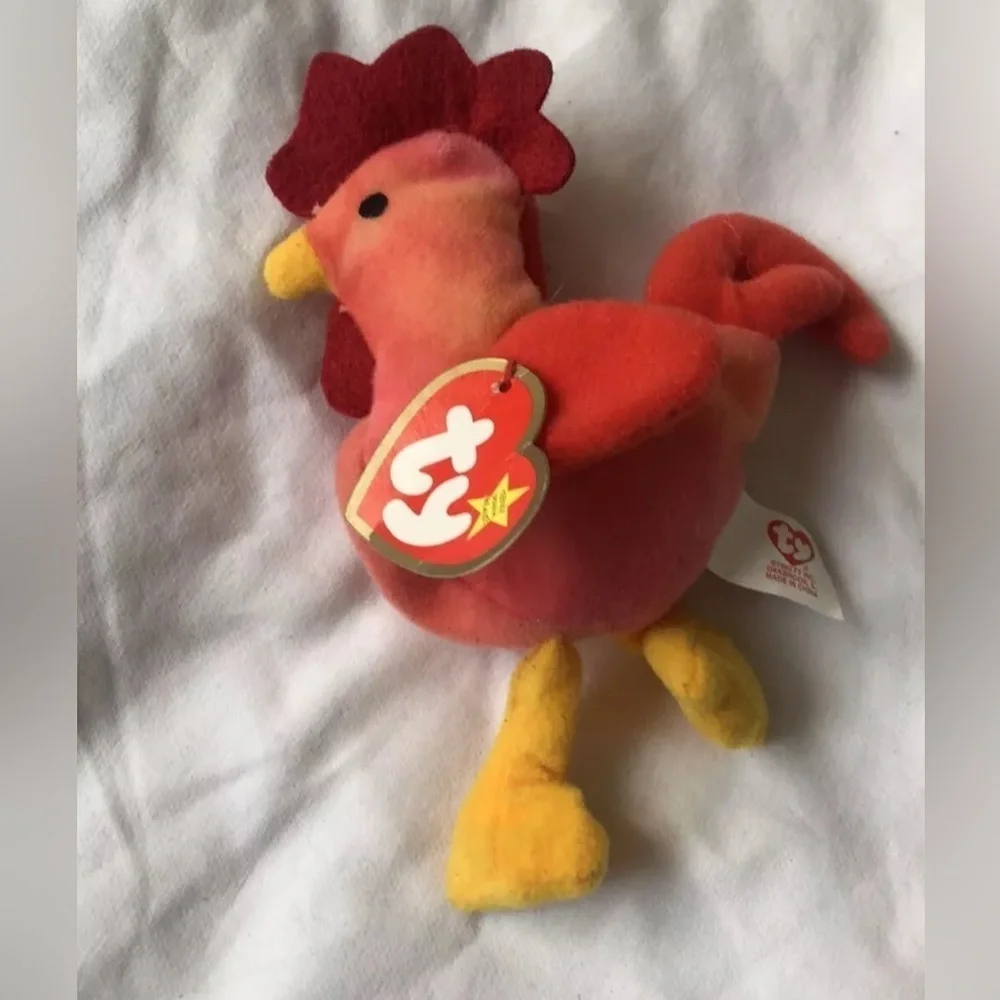 Ty Beanie Babies Strut The Rooster Plush